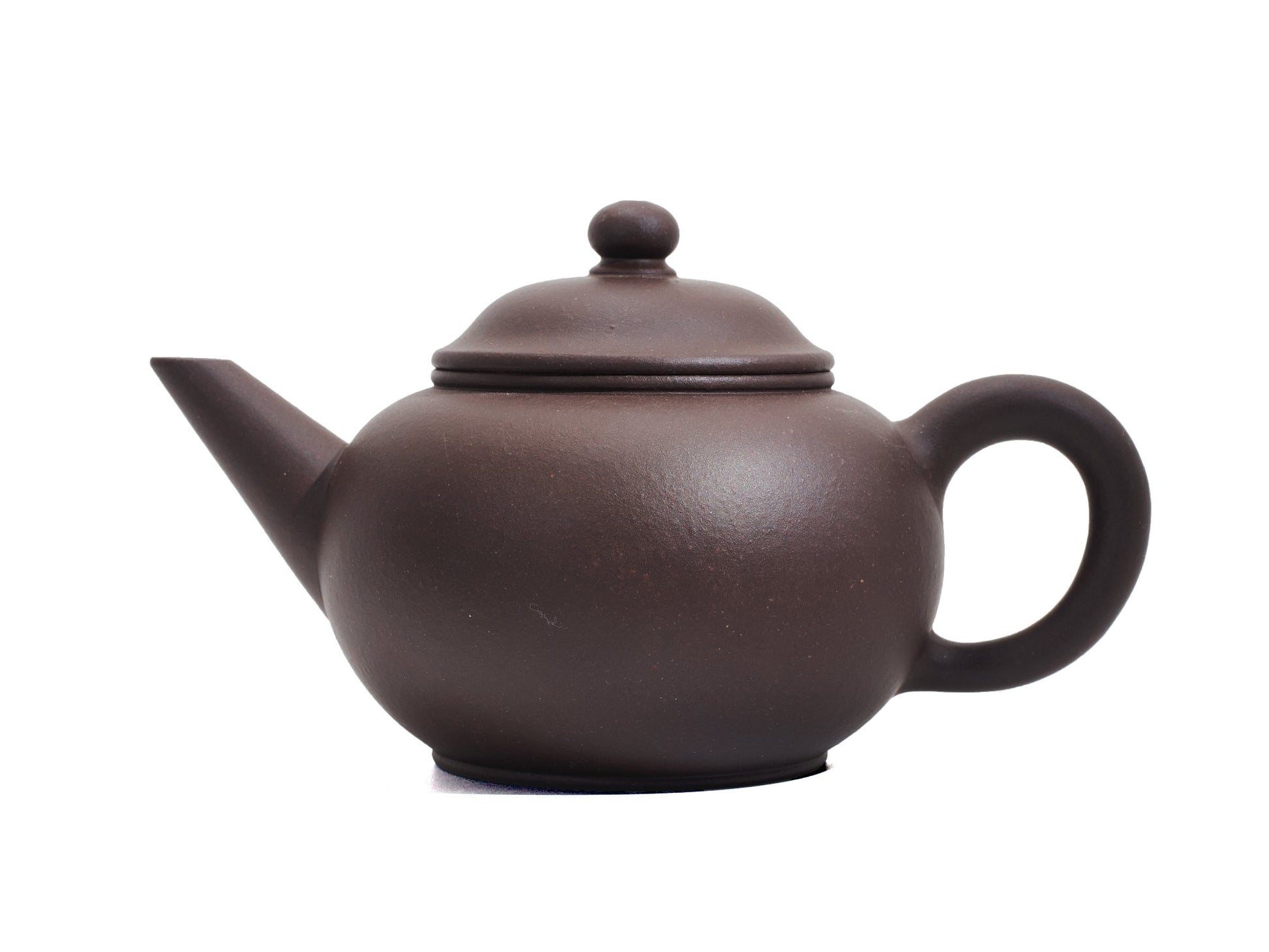 10-Cup Shui Ping Yixing Teapot 165ml Bronze Grade – front view