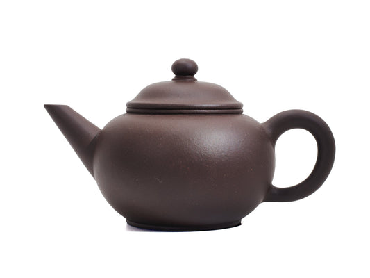10-Cup Shui Ping Yixing Teapot 165ml Bronze Grade – front view