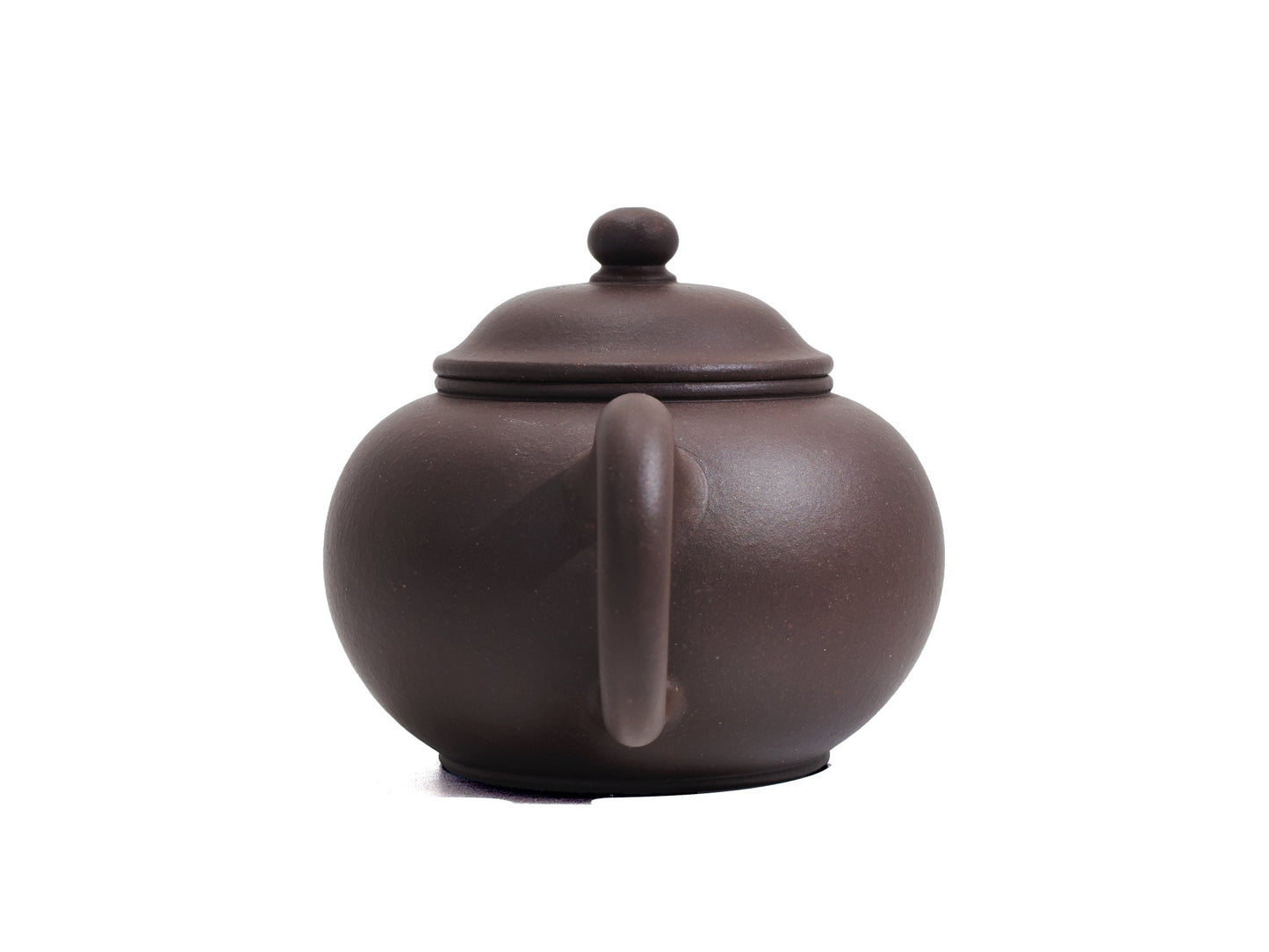 10-Cup Shui Ping Yixing Teapot – rear handle view
