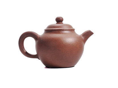 Right side profile of Cha Zhi Ji 秋水壶 Yixing teapot, 45ml, diamond grade Zisha clay