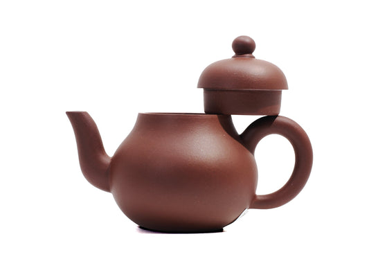 Hong Pi Long Si Ting Yixing Teapot 125ml with open lid
