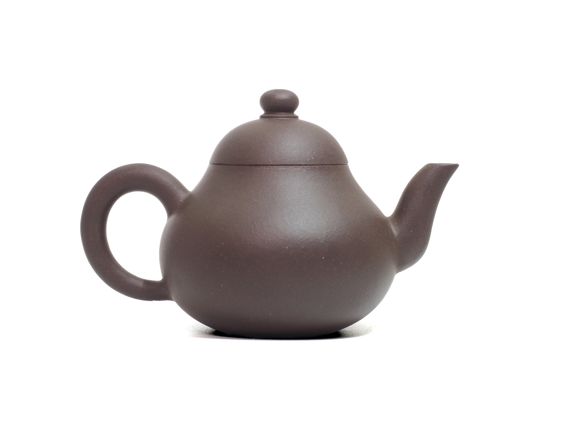 Right-side view of Li Xing Teapot – 170ml Yixing Bronze Grade clay
