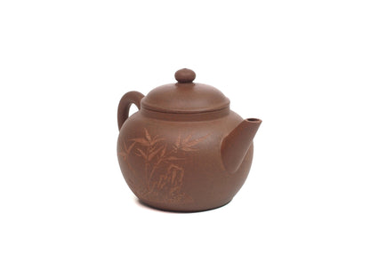 Mo Yuan Zhai Teapot (With Carving) - 175ml - Diamond Grade