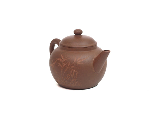 Mo Yuan Zhai Teapot (With Carving) - 175ml - Diamond Grade