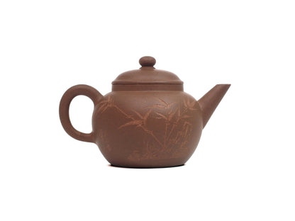 Mo Yuan Zhai Teapot (With Carving) - 175ml - Diamond Grade