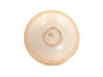 Underside of Song Dynasty teaboat SD00108, showing the glazed footring