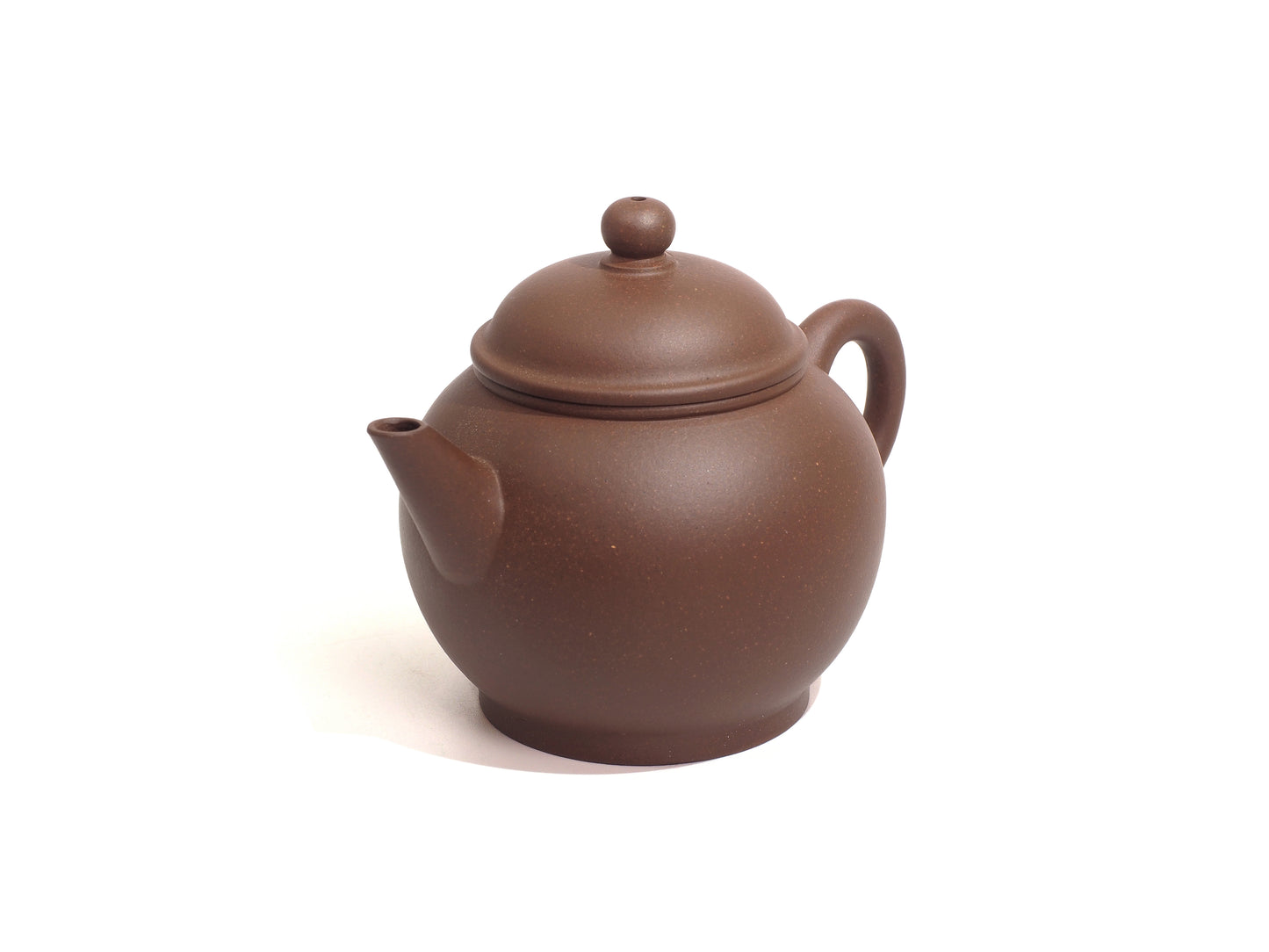 Angled front view of the teapot