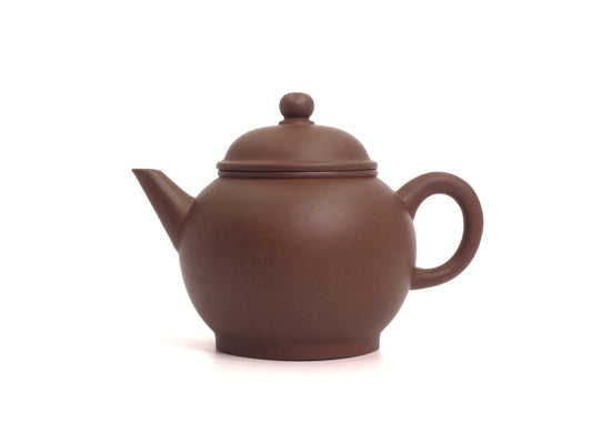 Front view of Tall Shui Ping Yixing Teapot