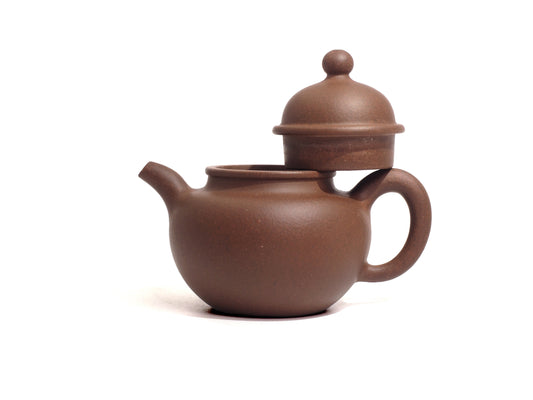 Duo Qiu Teapot with lid open